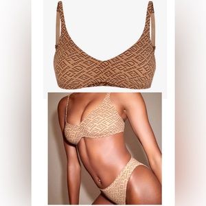 NWOT FENDI X SKIMS Skimmpy Bralette/Bikini Top
